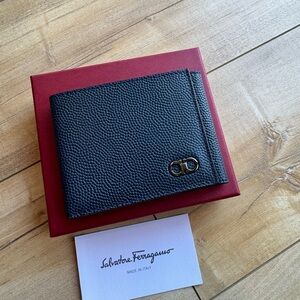 Salvatore Ferragamo Black Key & Card Holder